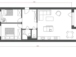 Prodej bytu 3+kk, Praha - Hlubočepy, Lumiérů, 68 m2