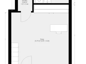 Pronájem bytu 1+kk, Brno - Staré Brno, Trýbova, 34 m2