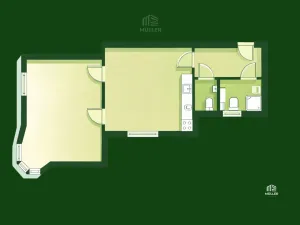 Pronájem bytu 2+kk, Plzeň - Doudlevce, Šípková, 54 m2