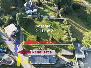 Prodej pozemku pro bydlení, Lučany nad Nisou, 2111 m2