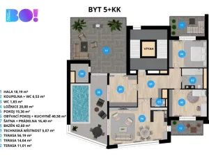 Pronájem bytu 5+kk, Ostrava, F. X. Riepla, 171 m2