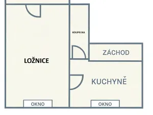 Pronájem bytu 1+1, Karlovy Vary, Moskevská, 40 m2