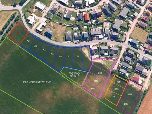 Prodej pozemku pro bydlení, Hrušovany u Brna, Pod Střediskem, 1230 m2