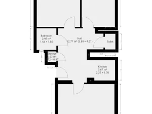 Pronájem bytu 3+1, Praha - Libeň, Drahobejlova, 77 m2