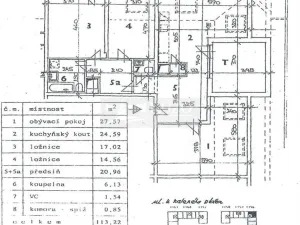 Pronájem bytu 4+kk, Praha, U zeleného ptáka, 113 m2