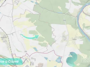 Prodej podílu 1/2 louky, Čížová, 1215 m2