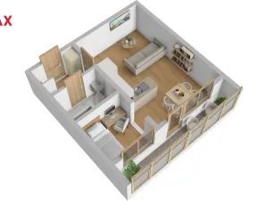 Pronájem bytu 1+1, Hradec Králové - Slezské Předměstí, Ječná, 34 m2