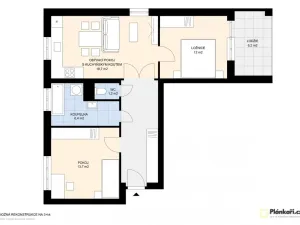 Pronájem bytu 2+kk, Bělá pod Bezdězem, Tyršova, 72 m2