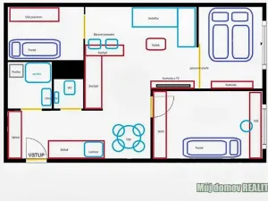 Pronájem bytu 4+kk, Praha - Krč, Tavolníková, 61 m2