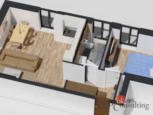 Prodej bytu 2+kk, Ostrava - Michálkovice, Československé armády, 47 m2