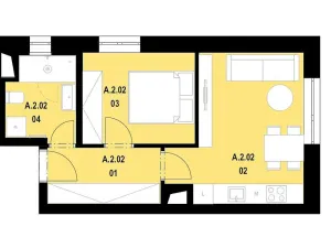 Pronájem bytu 2+kk, Praha - Chodov, K dubu, 38 m2
