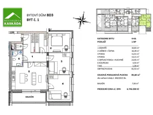 Prodej bytu 4+kk, Jihlava, Heidenheimská, 86 m2