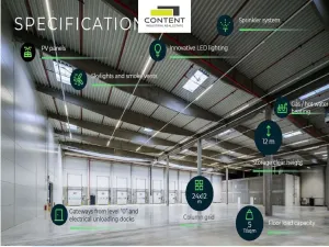 Pronájem výrobních prostor, 5535 m2