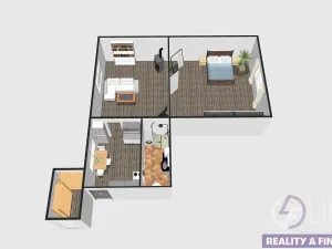 Prodej bytu 2+1, Kocbeře, 56 m2