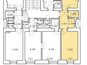 Pronájem bytu 2+kk, Praha - Vršovice, 28. pluku, 42 m2