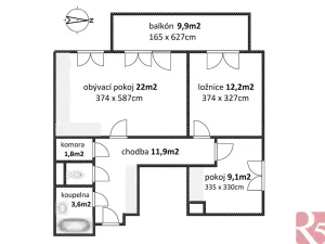 Pronájem bytu 3+kk, Praha - Uhříněves, Václava Trojana, 62 m2