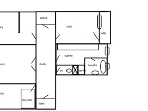 Pronájem bytu 4+1, Teplice, Jiřího Wolkera, 125 m2