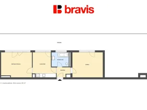 Pronájem bytu 3+kk, Brno - Zábrdovice, Auerswaldova, 65 m2