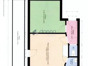 Pronájem bytu 2+kk, Praha, Hartigova, 47 m2