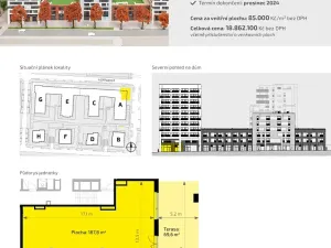 Pronájem obchodního prostoru, Praha - Hloubětín, Poděbradská, 188 m2