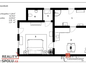 Prodej bytu 2+kk, Dvůr Králové nad Labem, Klazarova, 40 m2
