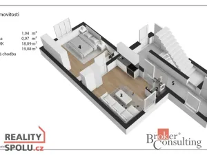 Prodej bytu 2+kk, Dvůr Králové nad Labem, Klazarova, 40 m2
