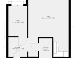 Pronájem bytu 2+kk, Brno - Líšeň, Elplova, 46 m2