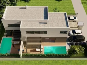 Prodej bytu 4+kk, Privlaka, Chorvatsko, 97 m2