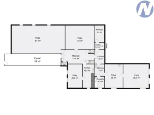 Prodej rodinného domu, Husinec, Jeronýmova, 400 m2