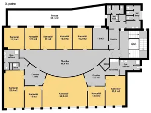 Pronájem kanceláře, Praha, Na příkopě, 400 m2