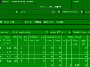 Prodej lesa, Vacov, 14711 m2
