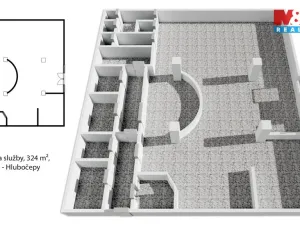 Pronájem obchodního prostoru, Praha, Trnkovo náměstí, 324 m2