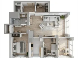 Prodej bytu 4+1, Zlín, Luční, 76 m2