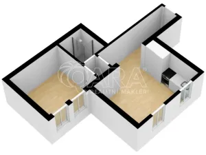 Pronájem bytu 2+kk, Praha - Smíchov, Plzeňská, 39 m2