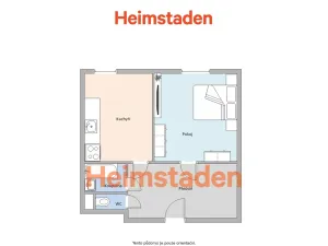 Pronájem bytu 1+1, Havířov - Město, Mánesova, 30 m2