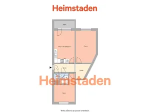 Pronájem bytu 3+kk, Ostrava - Moravská Ostrava, Josefa Brabce, 61 m2
