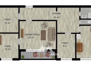 Pronájem bytu 4+1, Brno, Bednaříkova, 92 m2