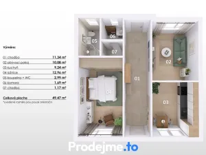 Prodej rodinného domu, Horní Němčí, 50 m2