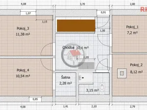 Pronájem rodinného domu, Brtnice, Za Hospodou, 100 m2