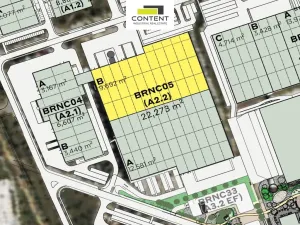 Pronájem výrobních prostor, Brno - Slatina, Tuřanka, 9692 m2