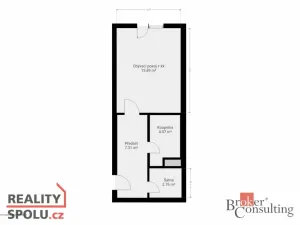 Pronájem bytu 1+kk, Třemošná, 31 m2