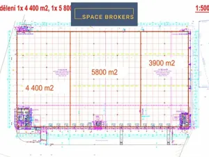 Pronájem skladu, Dašice, 9700 m2