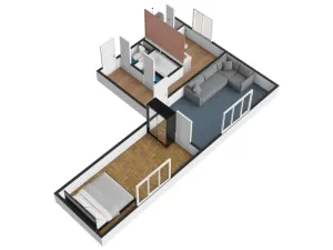 Pronájem bytu 2+1, Praha - Vokovice, K lánu, 55 m2