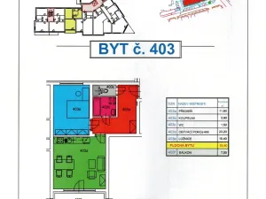 Pronájem bytu 2+kk, Vysoké Mýto - Pražské Předměstí, Mánesova, 66 m2
