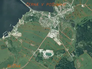 Prodej pole, Černá v Pošumaví, 2986 m2