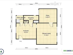 Pronájem bytu 2+1, Mohelnice, Třebovská, 53 m2