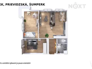 Prodej bytu 3+kk, Šumperk, Prievidzská, 63 m2