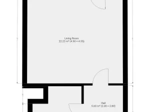 Pronájem bytu 1+kk, Praha - Hloubětín, Waltariho, 37 m2