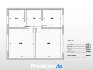 Prodej rodinného domu, Hevlín, 108 m2
