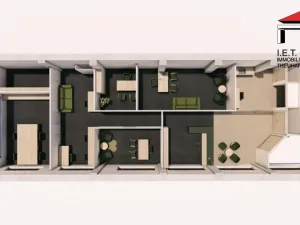 Pronájem kanceláře, Praha - Karlín, Sokolovská, 174 m2